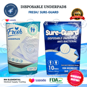 DISPOSABLE UNDERPADS SURE-GUARD | Fresh 1 Pack