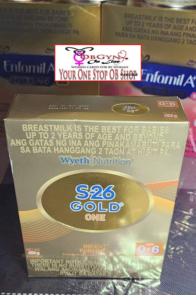 S-26 Gold One Genuine Infant Formula, 0-6 Months, Box 400g Lazada PH