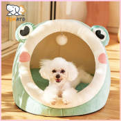 Cat Bed Bed For Dogs Removable Washable Cat Dog House Indoor Warm Comfortable Pet Dog Bed Pet Nest