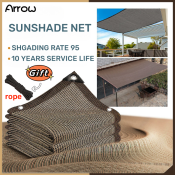 Arrow Sunshade Net Outdoor Waterproof Shade Cloth, Multiple Sizes