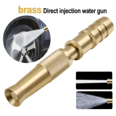 ECOPLANETOFFICIAL 14mm Adjustable Brass Nozzle for High Pressure Hose