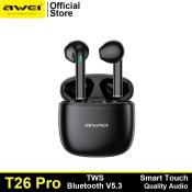 Awei T26 Pro TWS Sports Earbuds - Superior Sound Quality