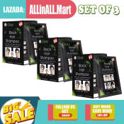 ALLinALL.Mart Set Of 3 Dexe Black hair Shampoo 25 mL x10