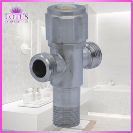 Lotus 3-Way Angle Valve Bidet and Shower Faucet