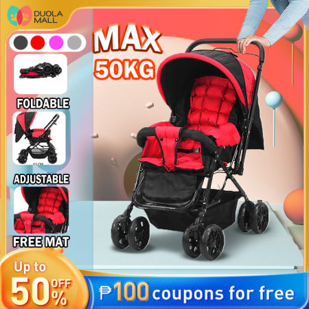 Foldable Baby Stroller with Rotating Handle (Brand: )