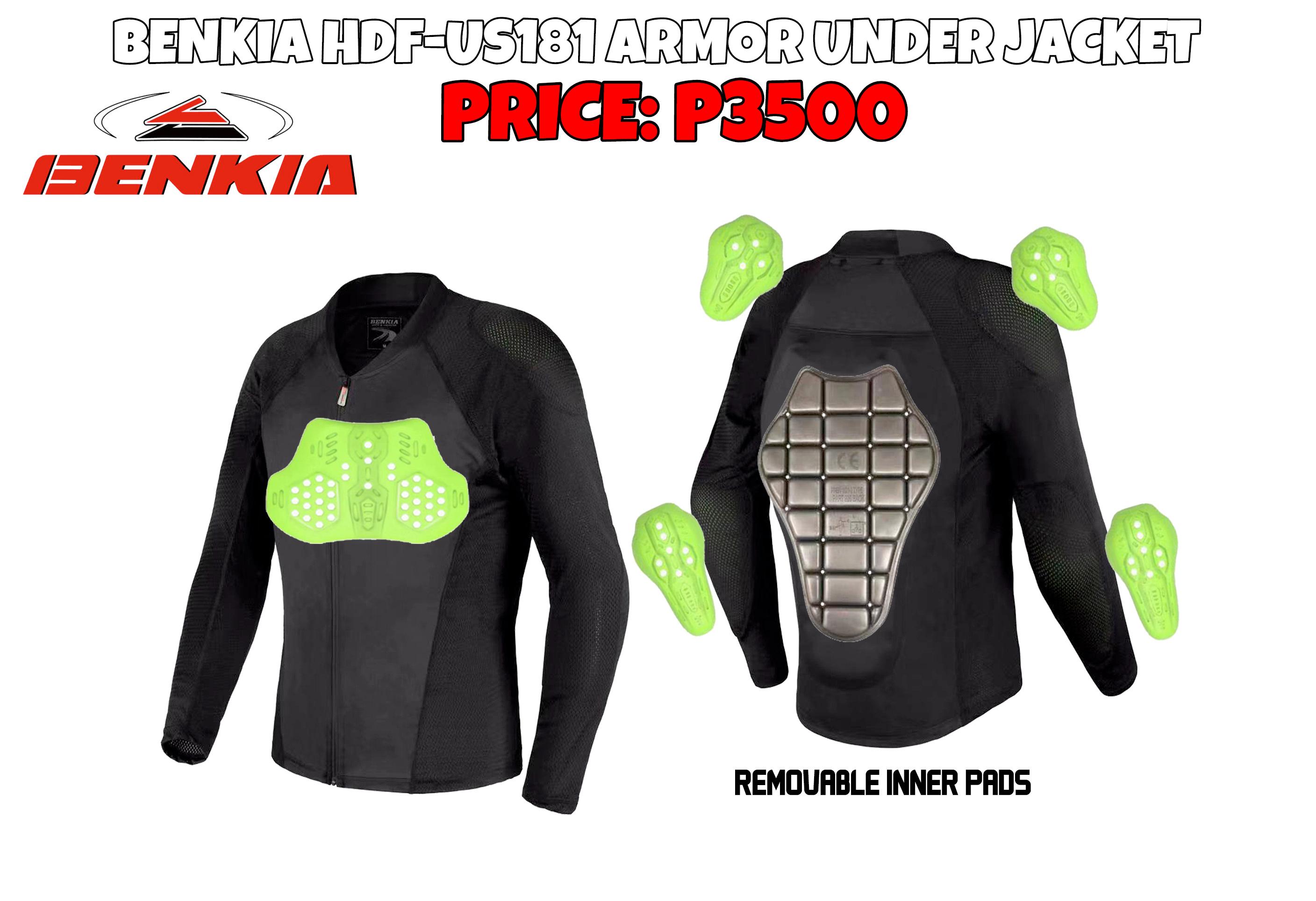 under jacket motorcycle armor