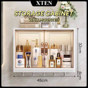 Xten Wall-Mounted Bathroom Storage Cabinet - Dustproof & Waterproof