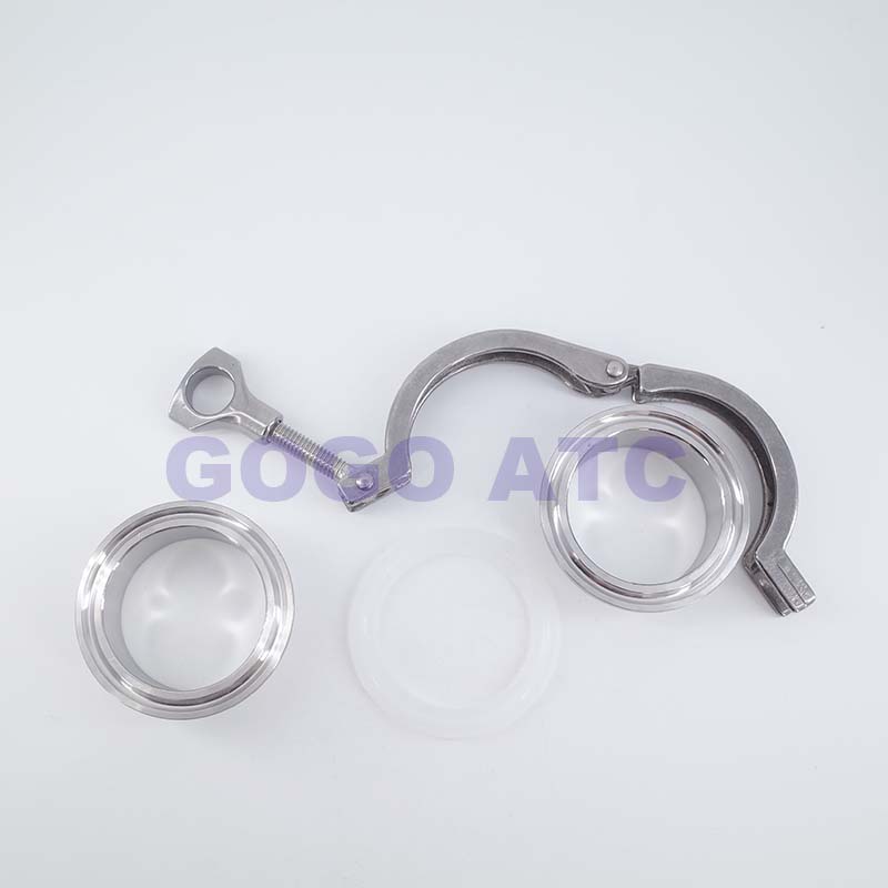 LOT 5 Fit 63mm Pipe OD 2.5" Tri Clamp Sanitary Silicon Sealing Gasket Homebrew 