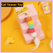 Newfe Pet Swing Cat Toy with Feather and Bell
