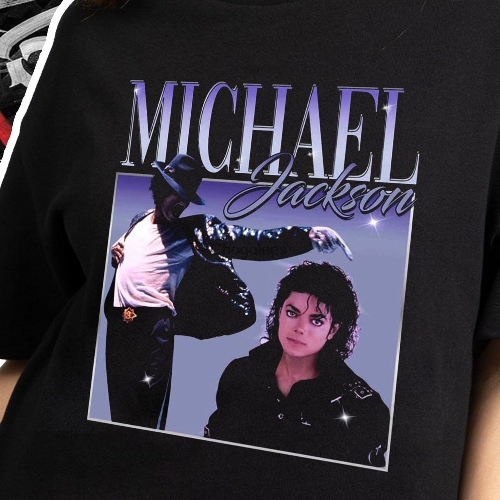 激レア Michael Jackson photo tee 90s | bioimune.com.br