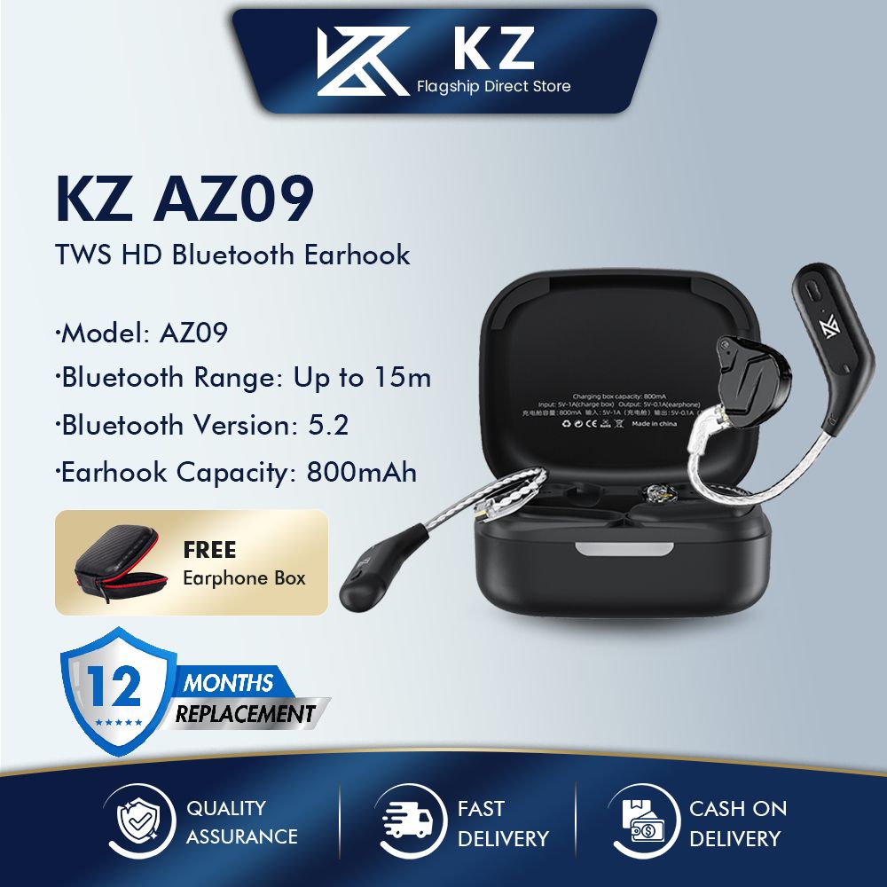 Iem Earbuds YINYOO KZ AZ09 Bluetooth Earhook Adapter (C-Pin