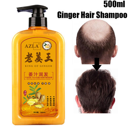 AZLA Ginger Shampoo - Fast Growth, Anti-Dandruff, Scalp Treatment