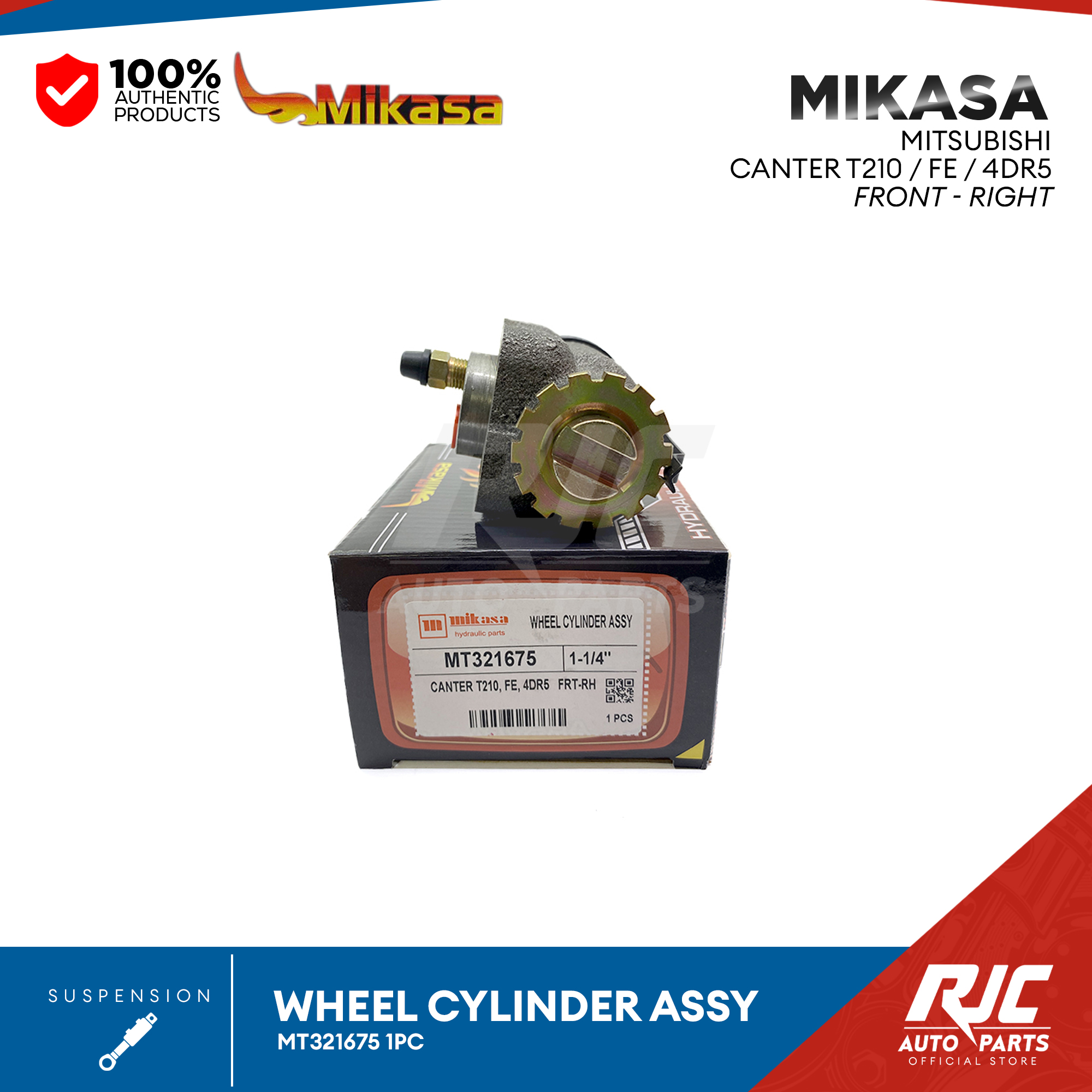 Mikasa Brake Wheel Cylinder Assy Rear Lower Right for Isuzu NHR