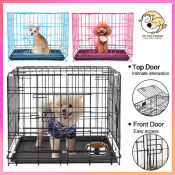 Petmate Collapsible Dog Cage with Poop Tray