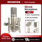 RAYHAYES u87 Condenser Microphone - Studio Quality Sound