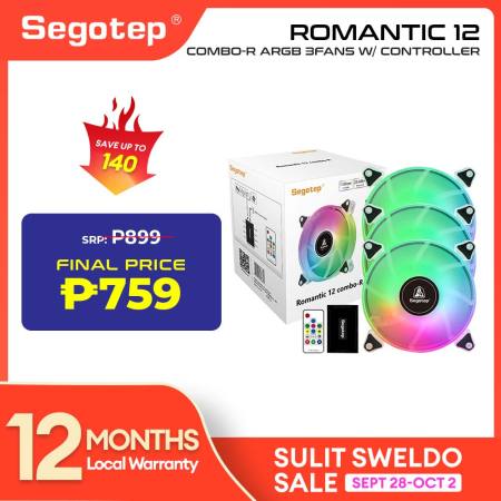 Segotep Romantic 12 ARGB Cooling Fans