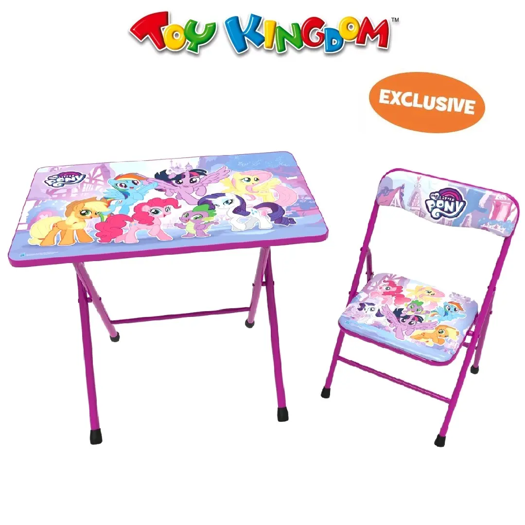 my little pony table and chair set