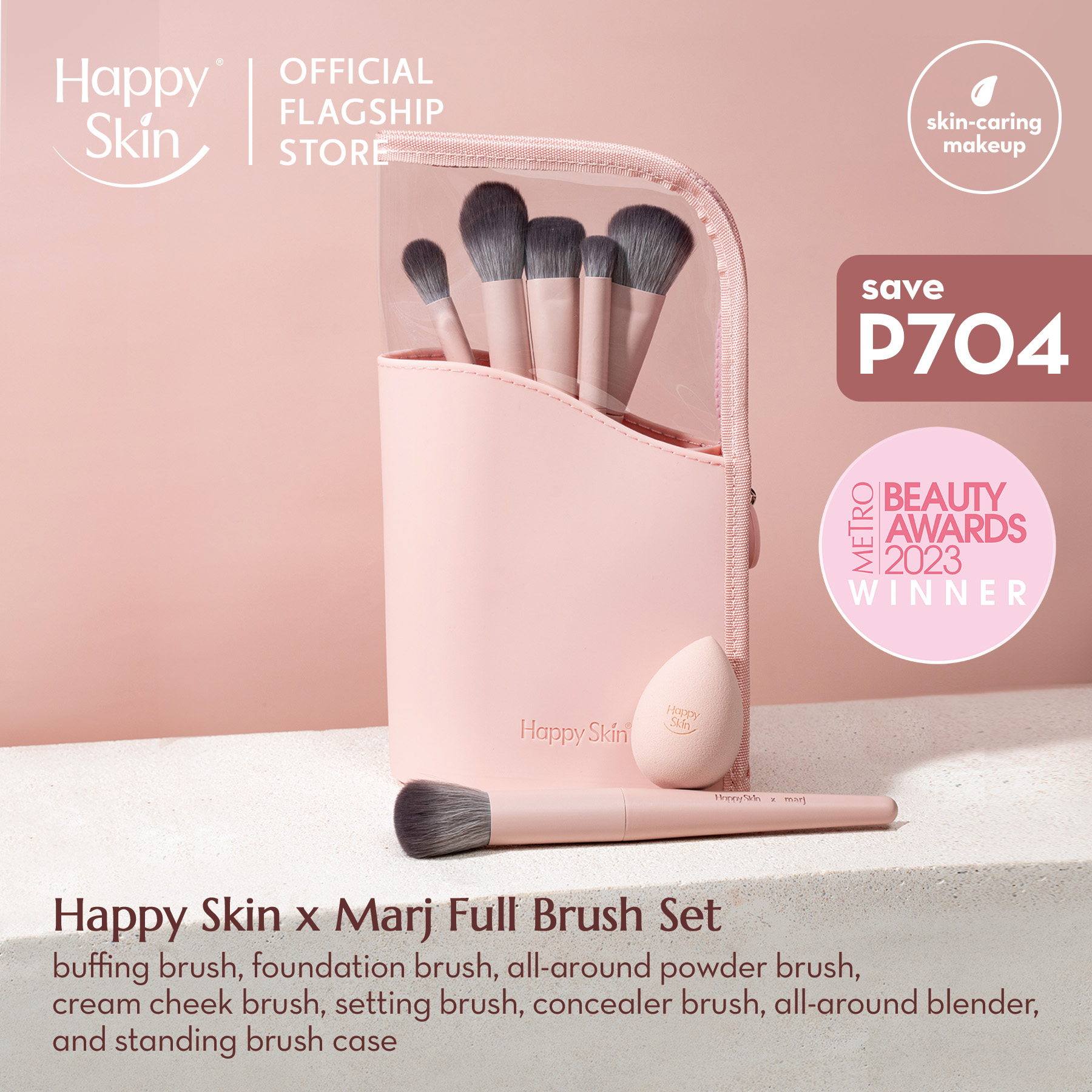 Discount on Happy Skin  shoes - SKU: Happy Skin X Marj Full Brush Set