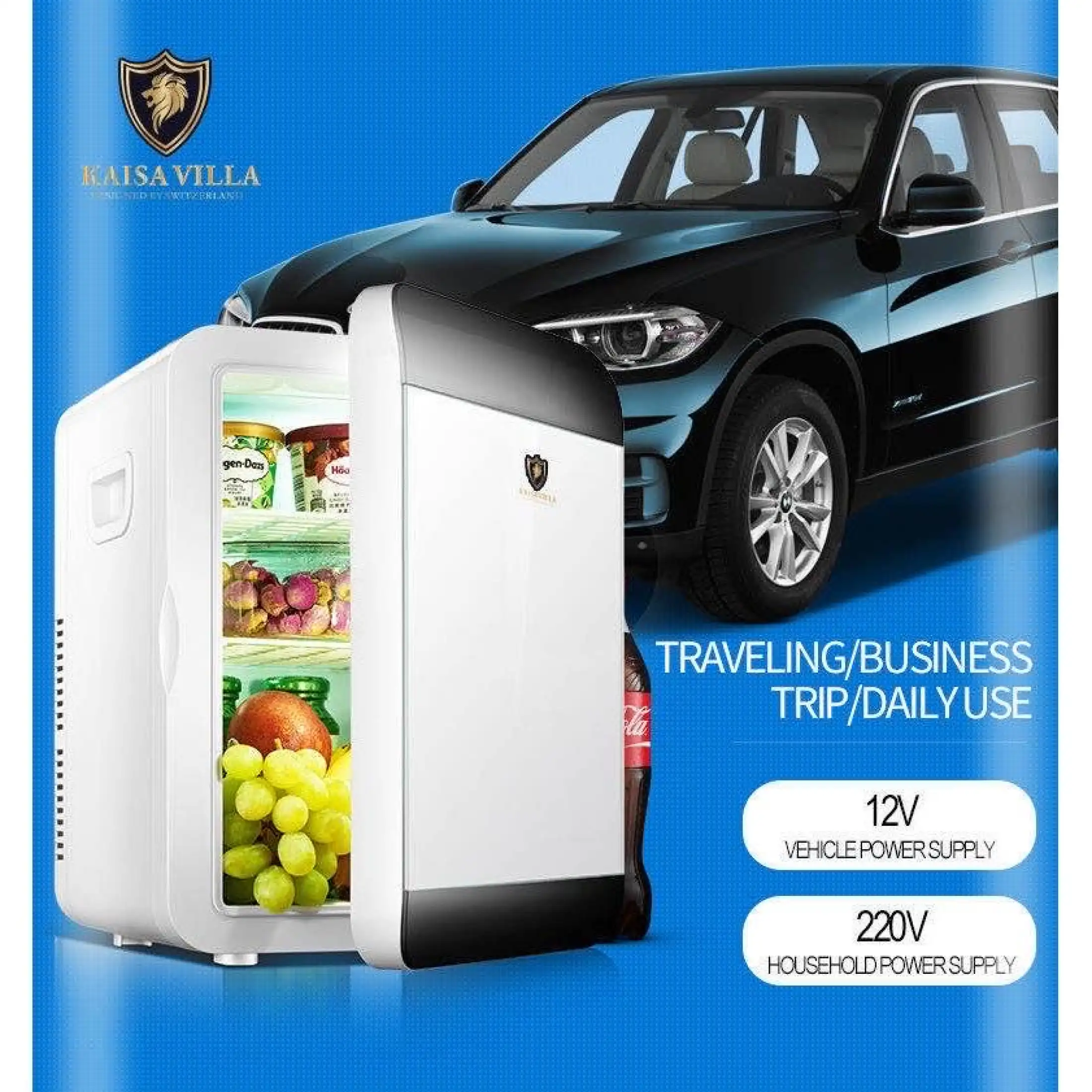 Kaisa Villa Jd 8004 Car Home Refrigerator Dual Use Refrigeration For Home 22l Mini Refrigerator Lazada Ph