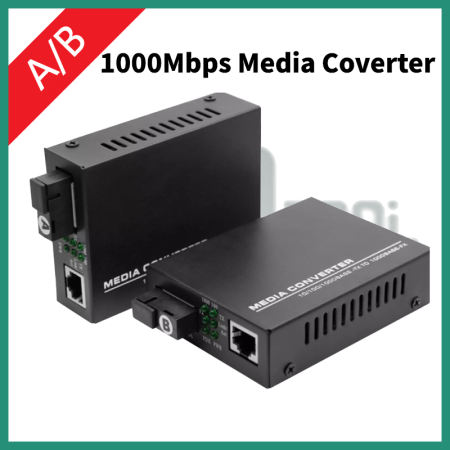 ATO 1000Mbps Gigabit Fiber Media Converter Transceiver