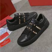 100% Original Valentino Black Sneakers Shoes For Men&Women