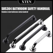 Xten Stainless Steel Bathroom Grab Bar and Towel Rack