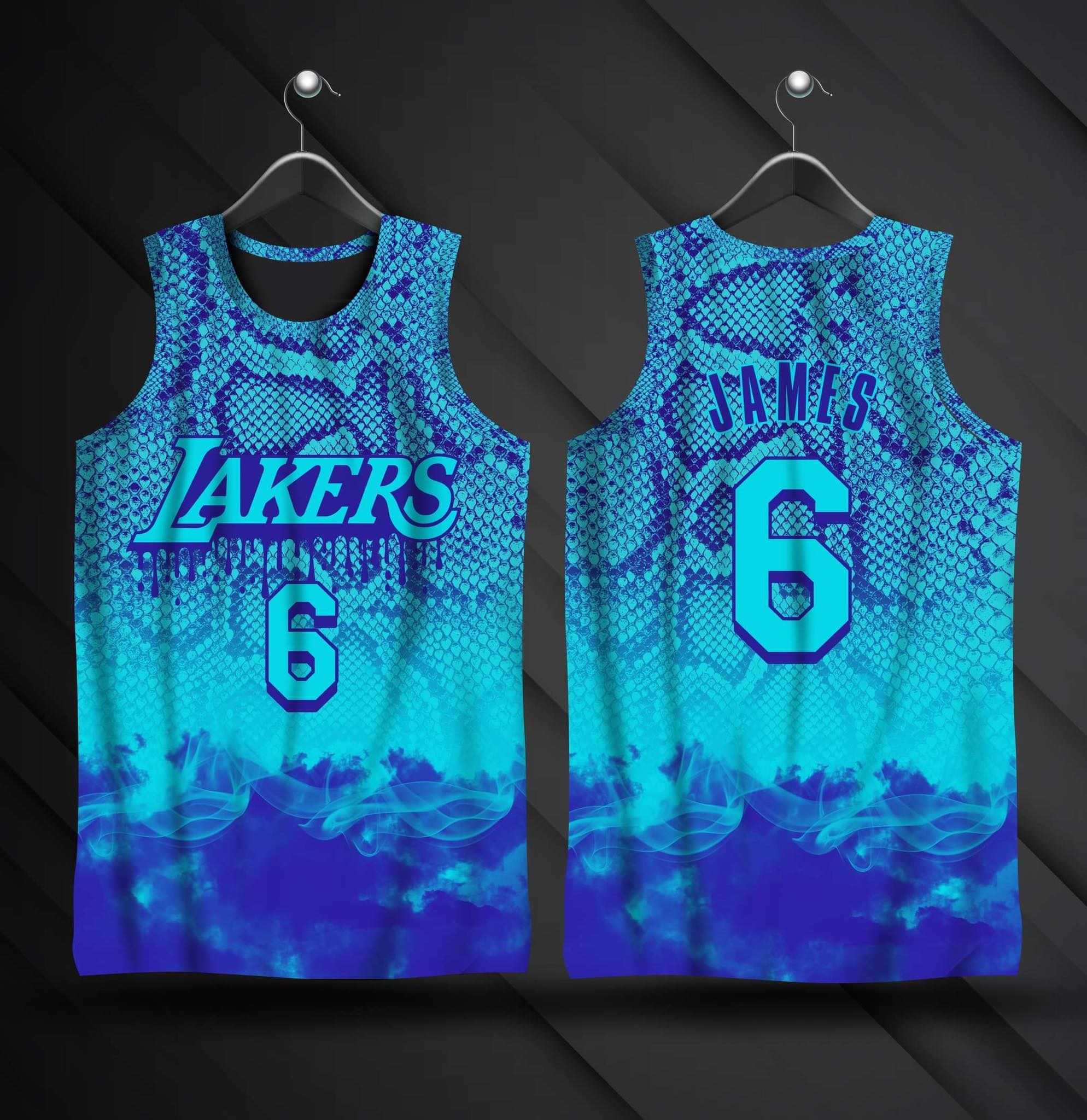 THL X NBA Los Angeles Lakers LeBron James CRENSHAW 2019-20 Classic Edition  Jersey Full Sublimated Basketball Jersey