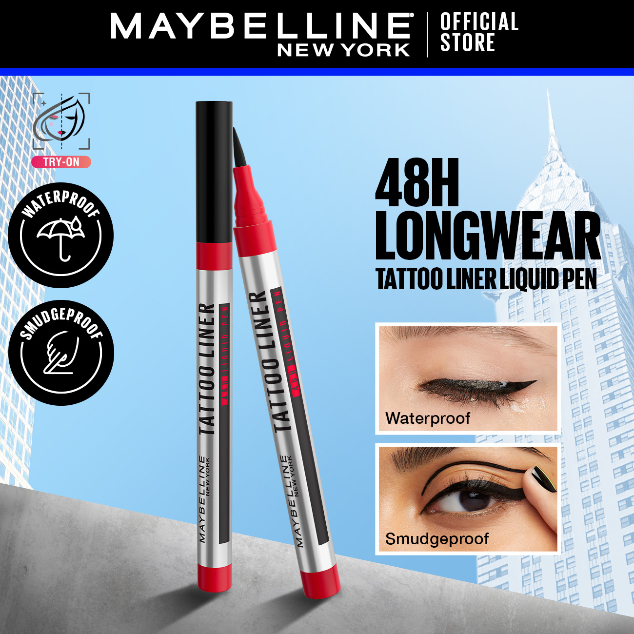 Discount on Maybelline  shoes - SKU:  Tattoo Liner 48h Liquid Pen - Eyeliner Waterproof
