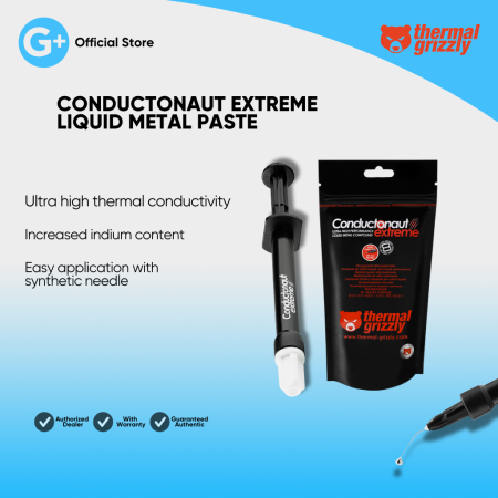 Thermal Grizzly Conductonaut / Extreme Liquid Metal Thermal Paste Cpu Gpu Cooler PC Amd Intel