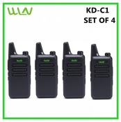 WLN KD-C1 5W UHF Two Way Radio - Set of 4