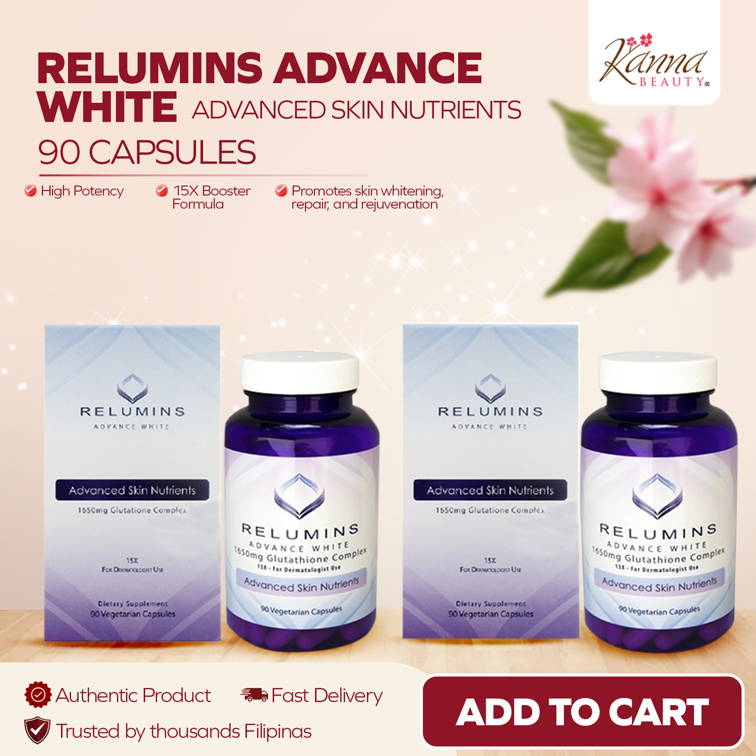 Relumins Oral Acne Treatment - Dermatologist Formula - Dual Capsule For  Clear Skin - Protects Against Acne Scars