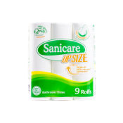 Sanicare Upsize Bathroom Tissue 2 ply - 400 sheets x 9 Rolls