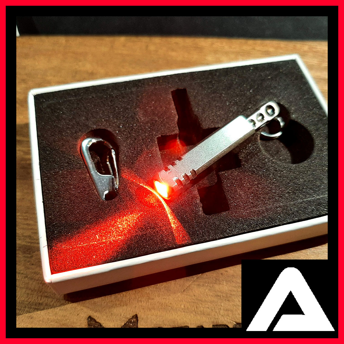TEC Accessories Pixel Titanium Keychain Flashlight