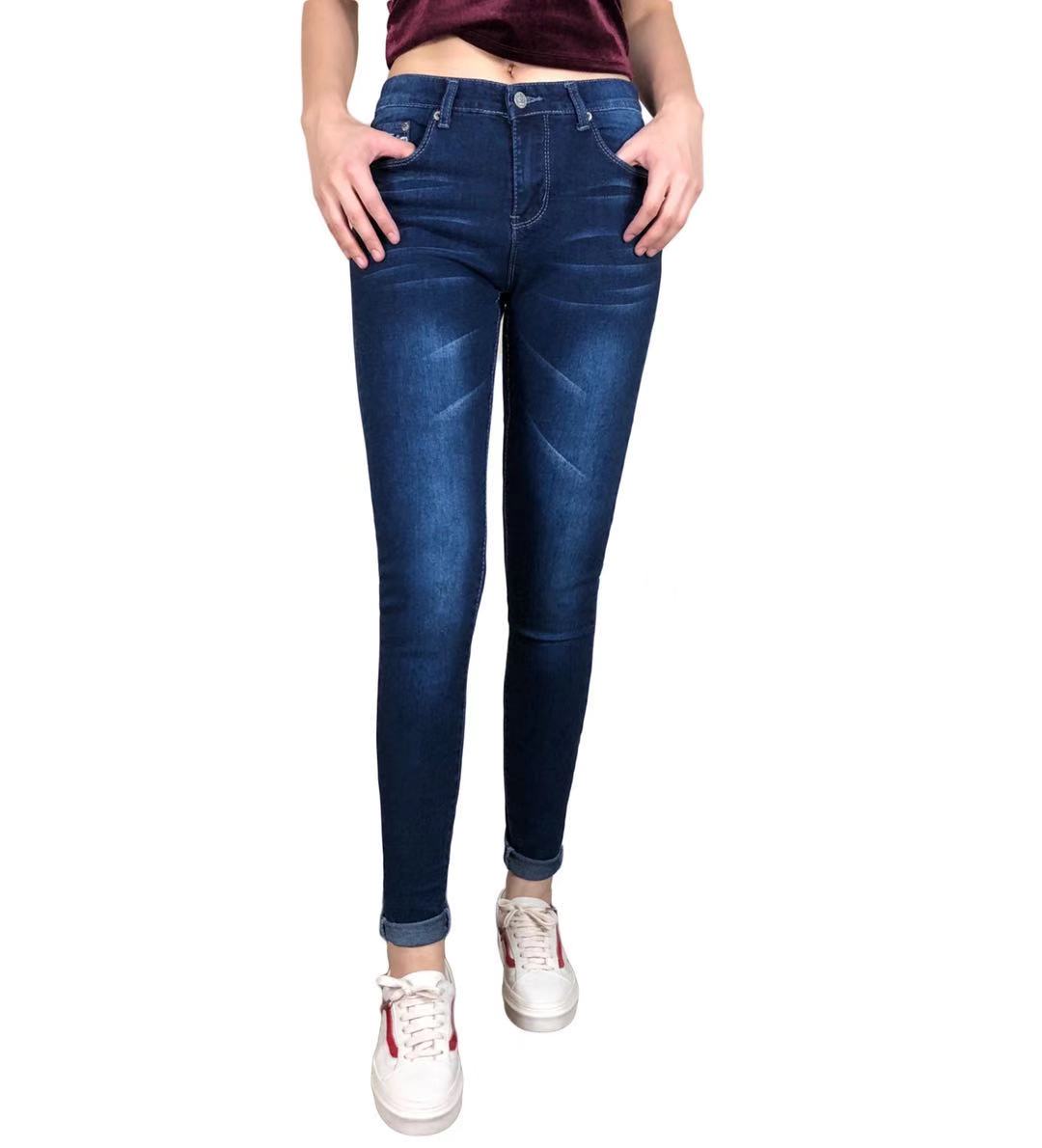 Skinny High Jeans - Dark denim blue - Ladies | H&M IN-vdbnhatranghotel.vn