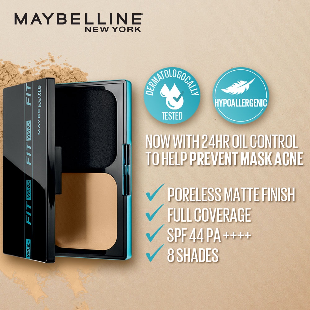 MAYBELLINE, Fit Me Matte+Poreless Liquid Foundation Tube 18ml - 220 Natural  Beige [USA Bestseller] by Maybelline