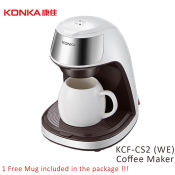 KONKA Small Coffee Machine - Semi-automatic Espresso Maker