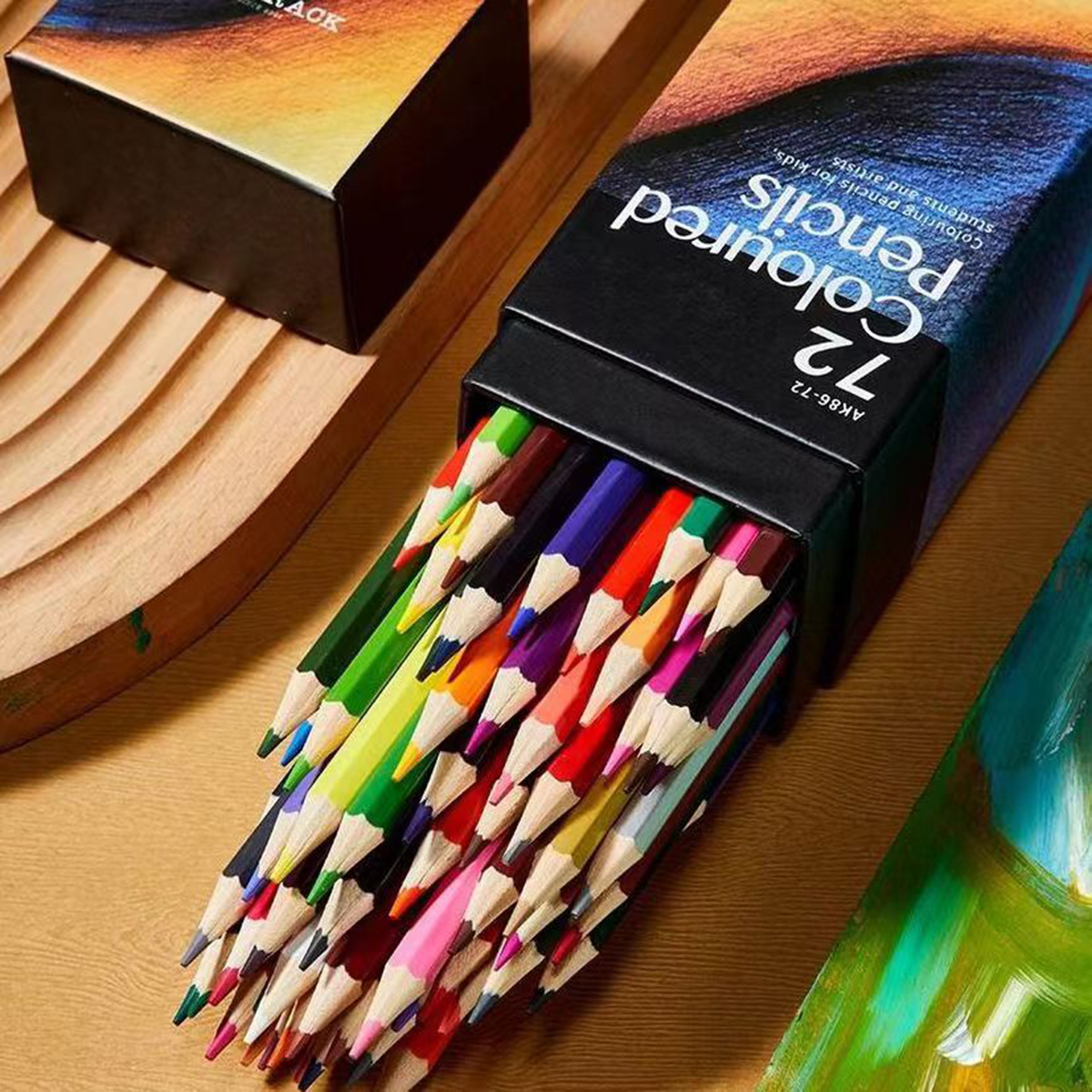 168pcs/set Marie's Vibrant Colored Pencils, Professional Oil/Watercolor  Colored Pencils Set For Painting Coloring Book, Perfect Gift For Adult &  Teens