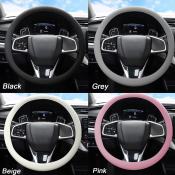 Anti-Slip Silicone Steering Wheel Cover for Universal Car Protection