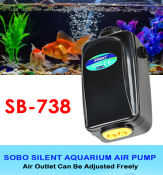 SOBO Silent Aquarium Air Pump - 3W/3.5W