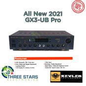 Kevler GX-3UB PRO 300w Amplifier with USB/FM/Bluetooth