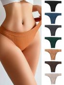 COD Women's Seamless Thong Panties - Sexy Low Waist G-string