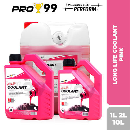 Pro-99 Long Life Coolant Pink - 1L  2L  10L