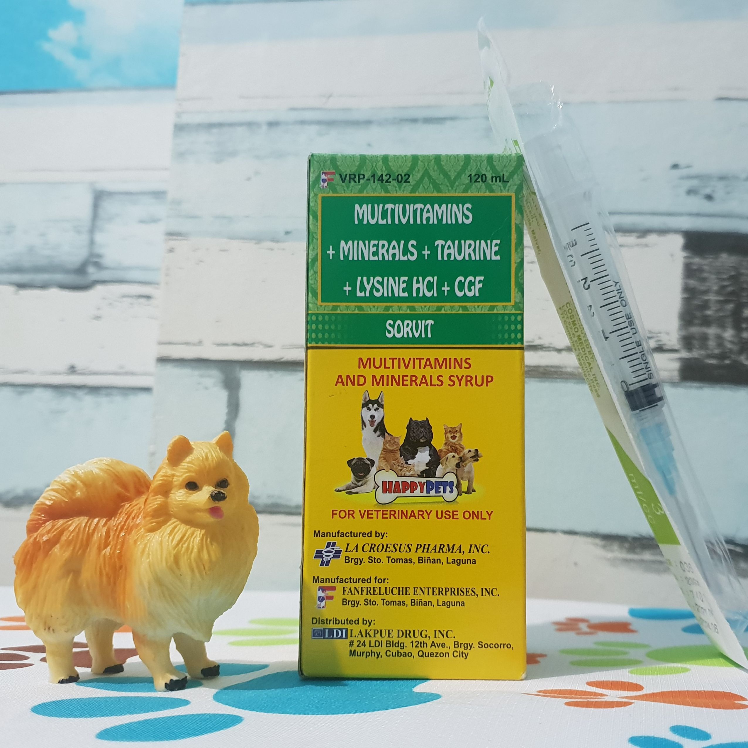 SORVIT Syrup Multivitamins and Mineral 120ml with Free Syringe