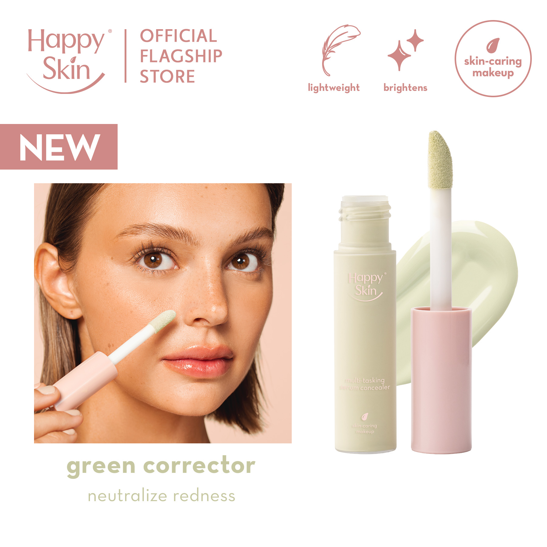 Discount on Happy Skin  shoes - SKU: Happy Skin Second Skin Multi-Tasking Serum Concealer