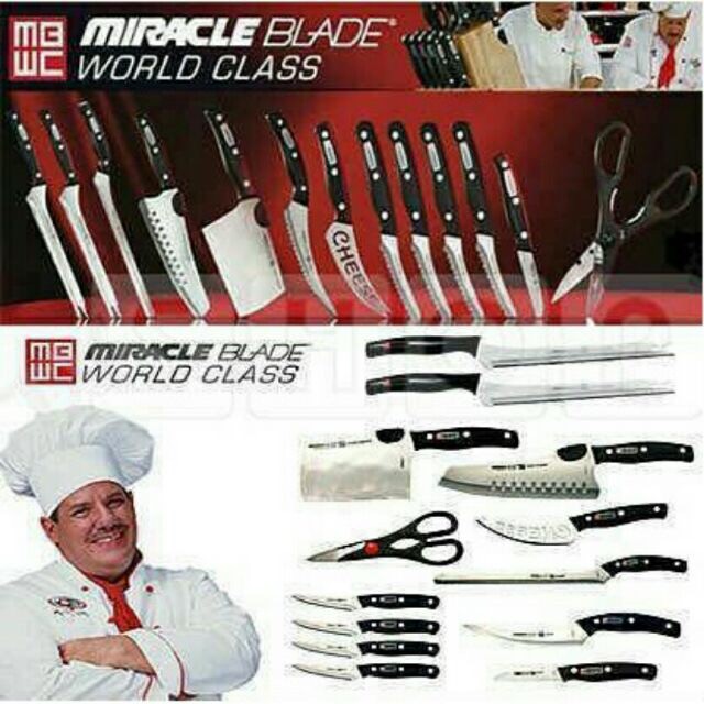 Miracle Blade IV World Class Professional Series 13 Piece Chef's Knife —  CHIMIYA