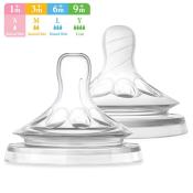 Avent Natural Wide Nipple Replacement for Avent Bottles