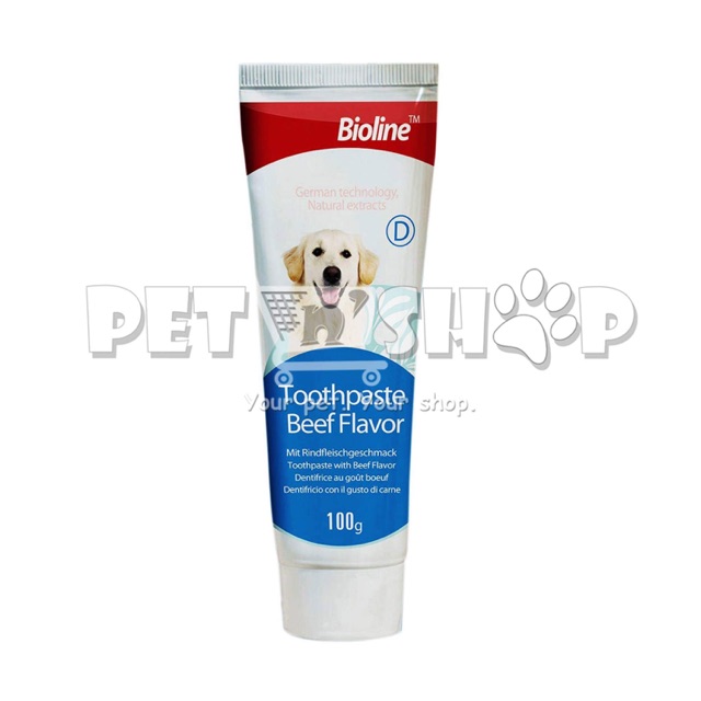 bioline toothpaste beef flavor