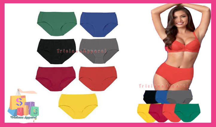 Analyn Bikini Panty Womens Underwear Panty Brief Nylon Cotton Band Stretch