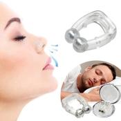 Anti Snore Nose Clip - Silicone Magnetic Sleep Aid P2461