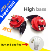 Universal Dual Tone Car Snail Horn Kit for Vehicles